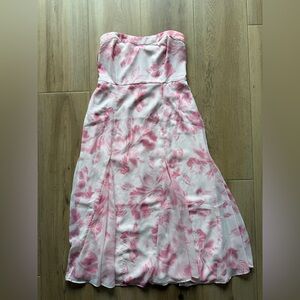 Abercrombie & Fitch Pink and White Dress